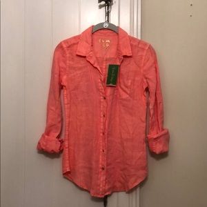 NEW w/ TAGS - Lily Pulitzer Linen Button Down